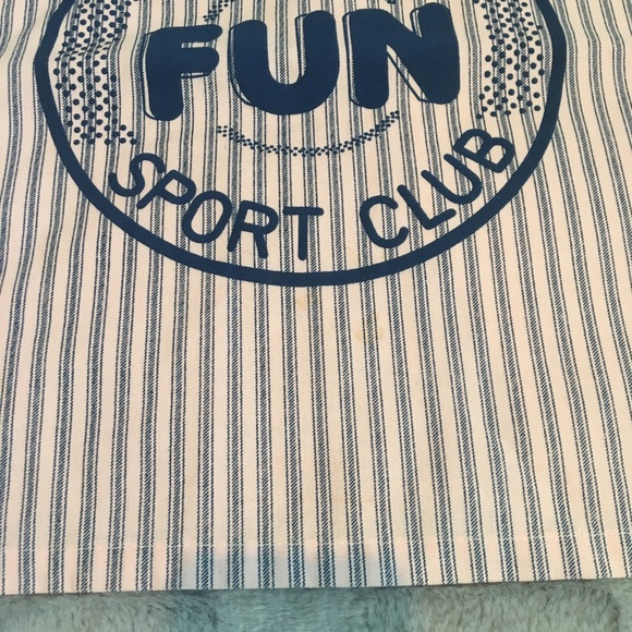 [Vintage] Pink Striped Crop Tee - Picture 7 of 8